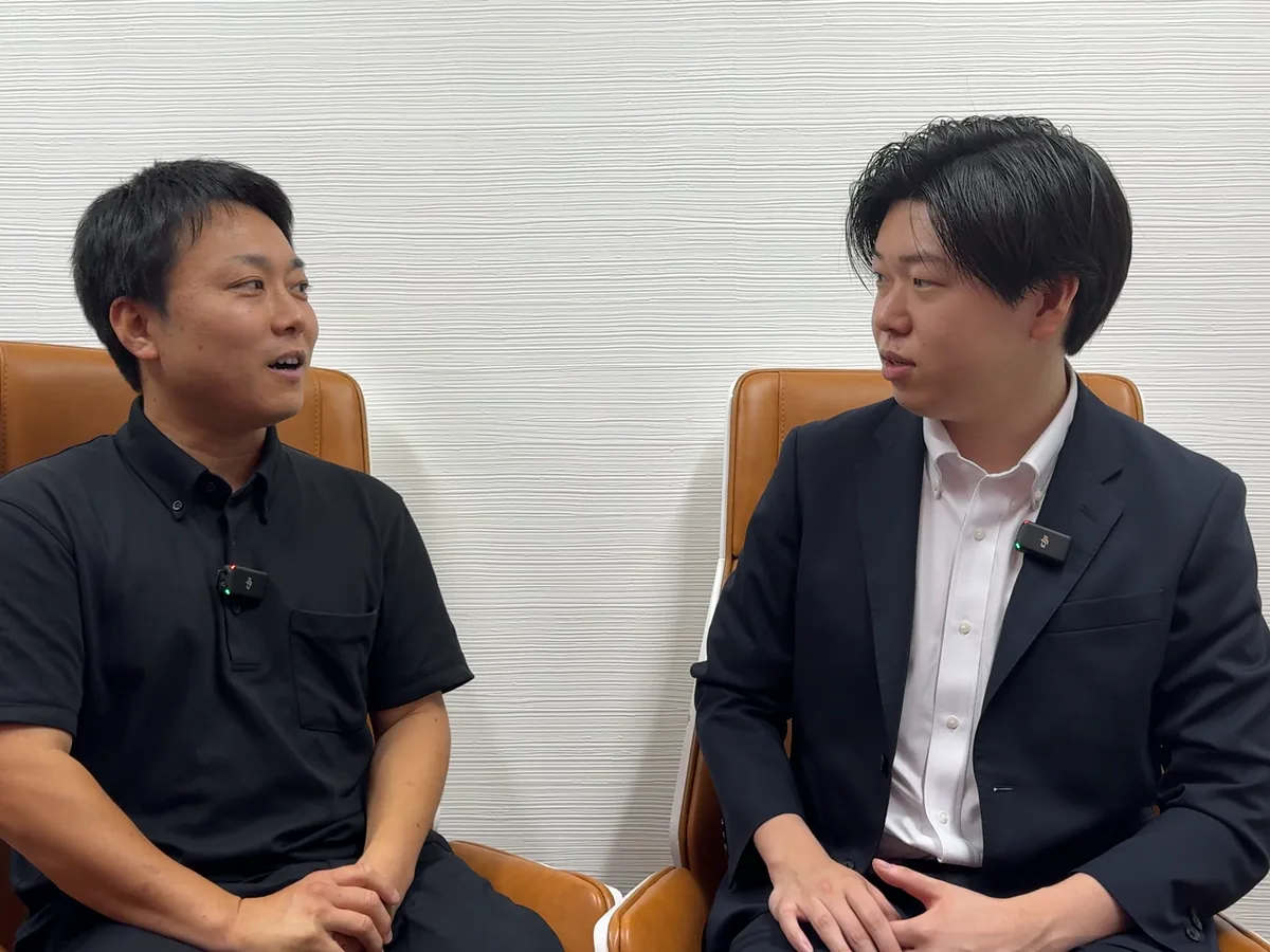 株式会社デアリングマン様 インタビューの様子