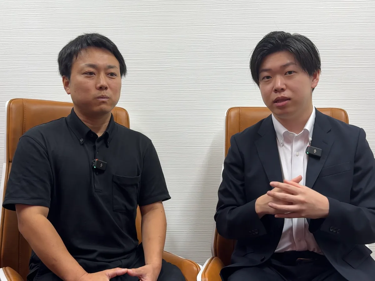 株式会社デアリングマン様 インタビューの様子